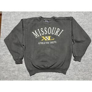 Vintage Missouri Athletic Dept. Black Sweatshirt